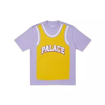 Футболка Palace Vest Фиолетовые топы унисекс Фиолетовый P22TS442 L