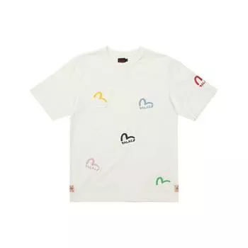 Футболка Palace x Evisu с несколькими карманами Egret, топы унисекс, белая P21EVTS001 XXL