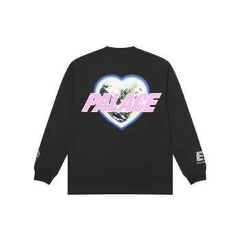 Футболка Palace x Rapha EF Education First с длинными рукавами, черные топы унисекс ADQ02XXBLK S