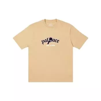 Футболка Palace x Spitfire P-Head Песчаные топы унисекс Желто-коричневый P24STS006 XL