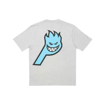 Футболка Palace x Spitfire P-Head Серые топы унисекс P24STS002 S