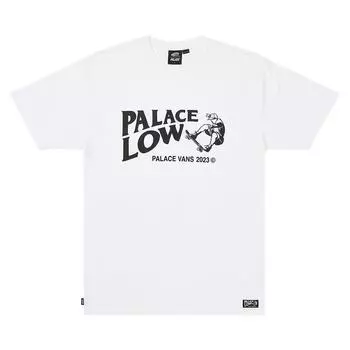 Футболка Palace x Vans Low Белые топы унисекс VN0008D6WHT M