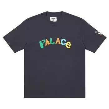 Футболка Palace x WWE Nice Day Темно-синие топы унисекс Синяя P22TS461 M