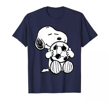 Футболка Peanuts Football Snoopy Football Hug синий