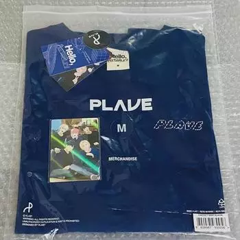 Футболка Play Fan Concert синяя M + Big Foca в комплекте, нераспечатанная