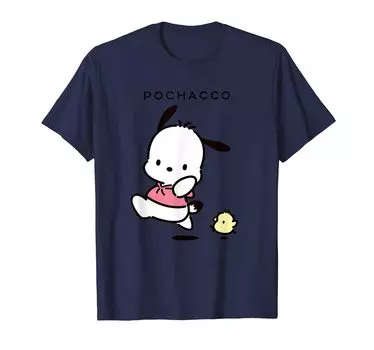 Футболка Pochacco Running темного цвета
