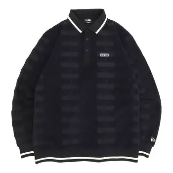 Футболка-поло для гольфа Pile GOLF Black XXL GF LS PILE POLO BLK [New Era]
