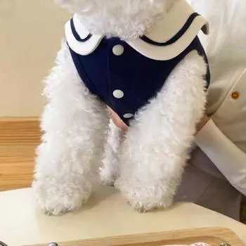 Футболка-поло для собак, одежда для щенков, полосатая толстовка для собак, жилет для собак маленьких и средних собак, футболка, костюм для собаки, мягкий XS