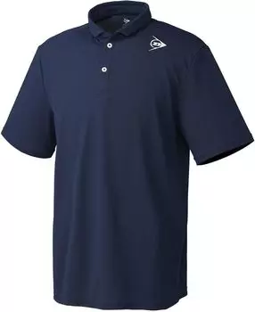 Футболка-поло Dunlop Tennis Wear Game DAP1345 23FW Navy O [DUNLOP] тёмно-синий