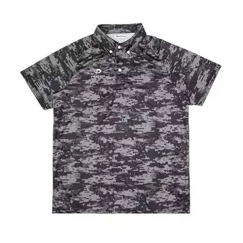 Футболка поло phiten Digital Camo Black S (Свет) чёрный