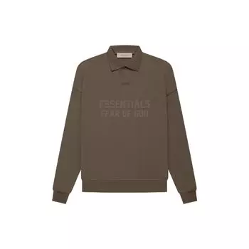 Футболка-поло с длинным рукавом Fear Of God Essentials FW22, женские топы Wood FOG-FW22-620 M