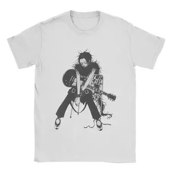 Футболка POMEL Мужская винтажная футболка из 100% хлопка с круглым вырезом и коротким рукавом Футболки Идея для подарка Одежда S