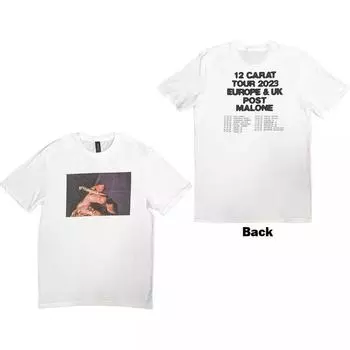 Футболка Post Malone с датами тура Burn It Down 2023 XXXXL