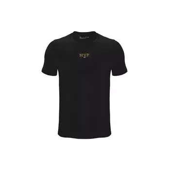 Футболка прямого кроя Under Armour с круглым вырезом, мужские топы, черная 1371283-001 S
