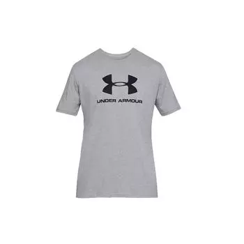 Футболка прямого кроя Under Armour Sportstyle Training, мужские топы, светло-серая 1329590-036 M