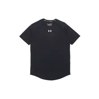 Футболка прямого кроя Under Armour Training Fitness Sports, мужские топы, черные 1351570-001 S