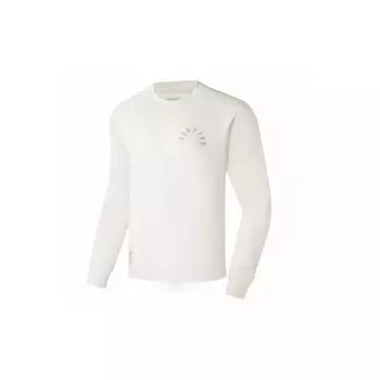 Футболка-пуловер Li Ning Badfive с круглым вырезом, однотонная, унисекс, футболки, цвет белый ATLT021-1 M