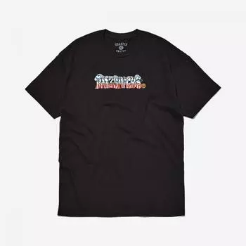 Футболка Quartersnacks с надписью Rat Ratz Футболка с надписью Rat Ratz M