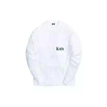 Футболка Quinn с длинными рукавами Kith, белые топы унисекс KH3994-101 XS