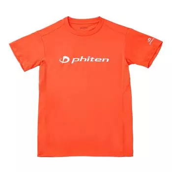 Футболка RAKU 3XO [Phiten] Оранжевая/Белая