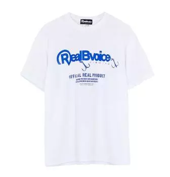 Футболка Real B Voice FH-004 с коротким рукавом сухая Thunder размер M белая (1554 г.)