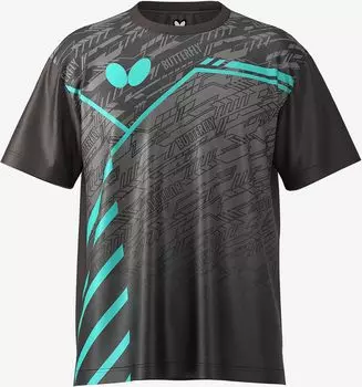 Футболка Rekut L [Бабочка], впитывающая влагу, быстросохнущая, эластичная, 46790, черная,