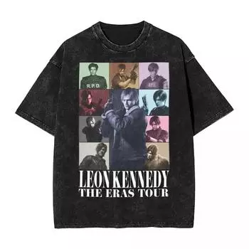 Футболка Residents Evils Biohazard 3 стираная с коротким рукавом футболки Harajuku Horror Game модные мужские и женские топы с графикой футболки S