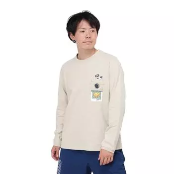 Футболка Retro Instant Camera Pocket Brushed Geige [Chums] L/S Мужская