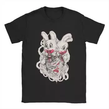 Футболка Robbie Robbie Silent Hill для мужчин, футболка с коротким рукавом и круглым вырезом для отдыха, уличная одежда, топы унисекс из 100% хлопка S