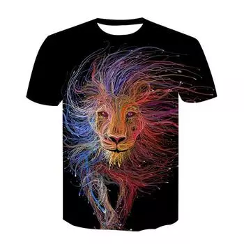 Футболка с 3D мультяшным принтом, мужская летняя футболка, женская одежда, повседневные свободные топы с круглым вырезом и короткими рукавами, дышащая спортивная одежда, рубашки S