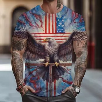 Футболка с 3D-принтом, короткий рукав, мужская спортивная одежда, летние футболки с круглым вырезом, большие размеры, мужские простые футболки S