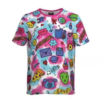 Футболка с 3D-принтом, молочный шелк, имитация хлопка, тянущаяся рамка для мужчин, высокое качество, свободная текстура, тяжелый вес, короткий рукав S