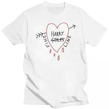 Футболка с альбомом FINE LINE, летняя, Harajuku, винтажная, женская, мужская, хип-хоп, графические рубашки, унисекс, мода, уличная одежда, топы, футболки, счастливые стили S бежевый