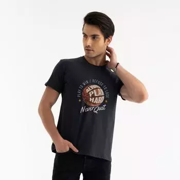 Футболка с баскетбольным принтом, Футболка с графическим принтом