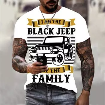 Футболка с буквенным принтом, черно-белая, с 3D принтом, мужская повседневная летняя футболка с изображением животных, мужские свободные топы с круглым вырезом и короткими рукавами, дышащие футболки для пар S белый