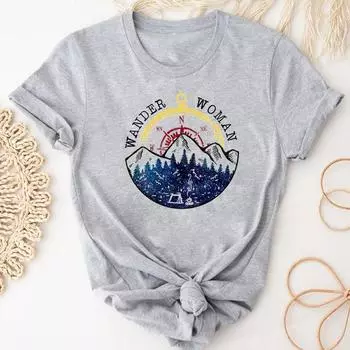 Футболка с буквенным принтом и акварелью, модная футболка 90-х годов, милый милый стиль, трендовая одежда, повседневная женская футболка с коротким рукавом с принтом, женская футболка с рисунком S