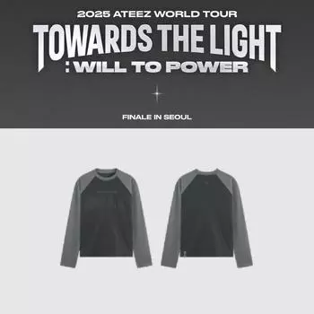 Футболка с длинным рукавом ATEEZ World Tour 2025 Towards The Light WILL TO POWER FINALE in SEOUL