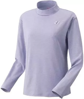 Футболка с длинным рукавом, бледно-сиреневый цвет, женская футболка S [YONEX] (510)