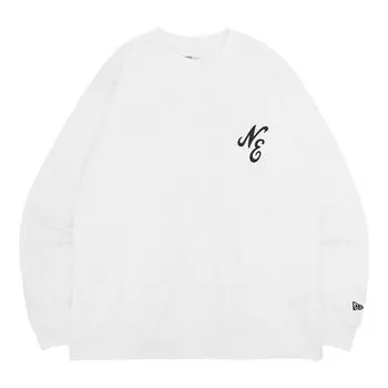Футболка с длинным рукавом Classic NE Logo Cotton White M LS PF TEE CLASSIC NE WHI [New Era]