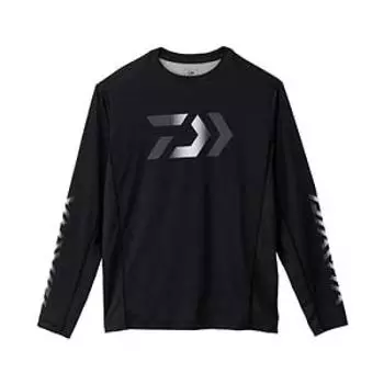 Футболка с длинным рукавом DAIWA, черная, размер XL, DE-3821
