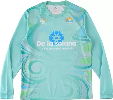 Футболка с длинным рукавом для футзала DELA PT Poly Long Tee Lightweight Sage XL DS24F20 [Della Solana] (137)