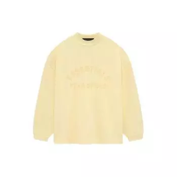 Футболка с длинным рукавом Fear of God Essentials Garden Yellow для мужчин 125SP242011F M
