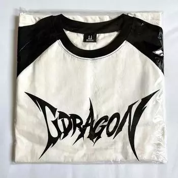 Футболка с длинным рукавом G-dragon Wevermensh Raglan, черная, Gd Concert Md