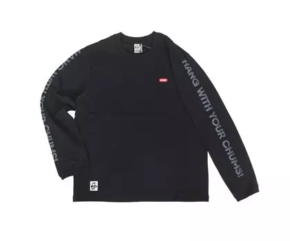 Футболка с длинным рукавом HWYC Black x [Chums] Футболка CH01-2276 (S, K069 Серый)