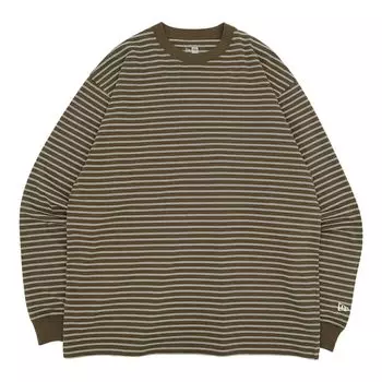 Футболка с длинным рукавом и крупной бахромой Moss XL LS OS CT TEE MICRO BORDER MOS [New Era]