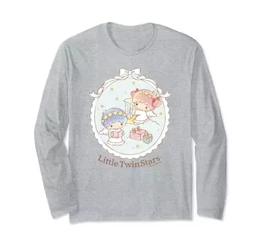 Футболка с длинным рукавом Little Twin Stars Angel от Amazon Exclusive Design серый