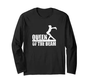 Футболка с длинным рукавом Queen of the Beam Athletics чёрный