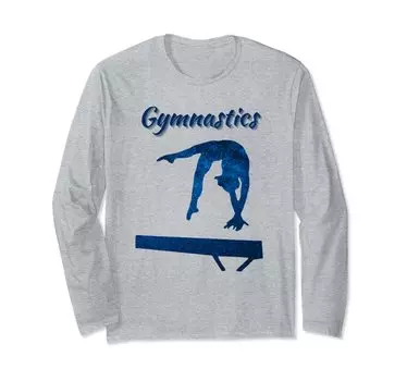 Футболка с длинным рукавом Royal Blue Gymnastics Balance Bream Star серый