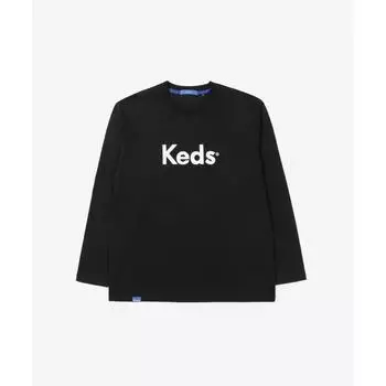 Футболка с длинным рукавом с большим логотипом KEDS KD2RLE1102XBLK
