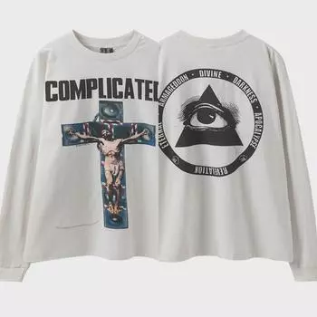 Футболка с длинным рукавом Saint Michael x Kosuke Kawamura Audio Cross Print S